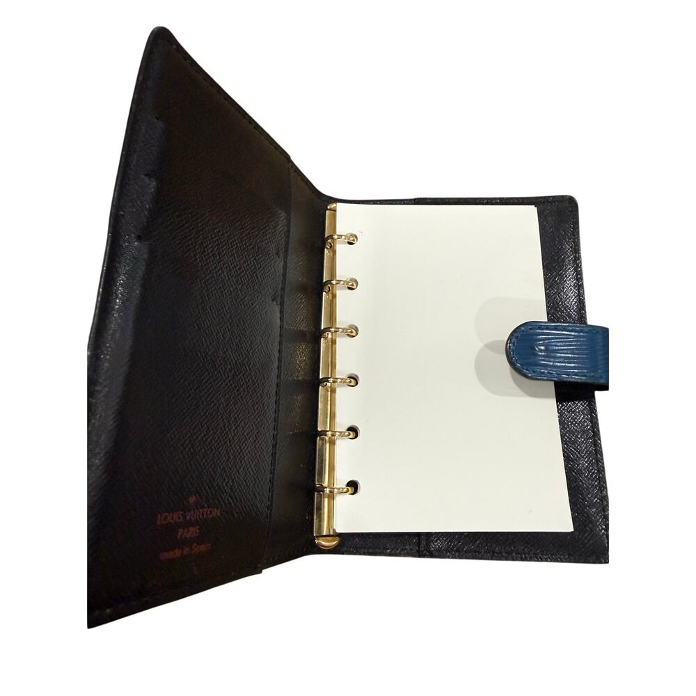 Louis Vuitton Blue Epi Leather Agenda comes with note pad EUC. Made in Spain - Picture 10 of 10